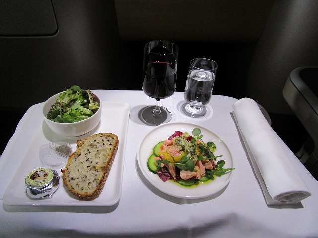 QF79 機内食
