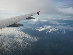 サンダカン上空