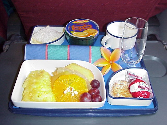 ニュージーランド航空　エコノミークラス機内食