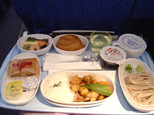 シンガポール航空エコノミークラス機内食