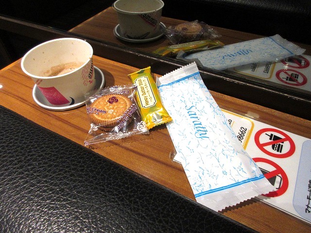 カフェモカとお菓子