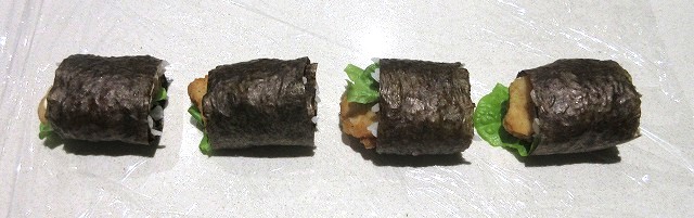くるくると巻く