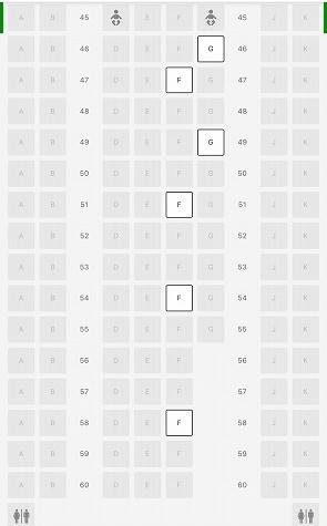 結構隣席は空いているっぽい