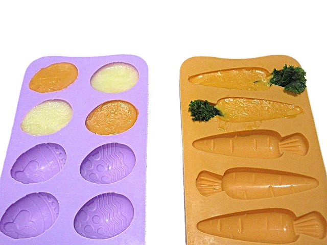 チーズをつめ電子レンジで加熱後、冷やしたところ