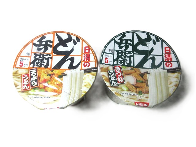 どん兵衛　きつねうどん　天ぷらうどん