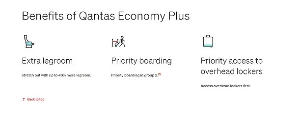 Qantas Economy Plus