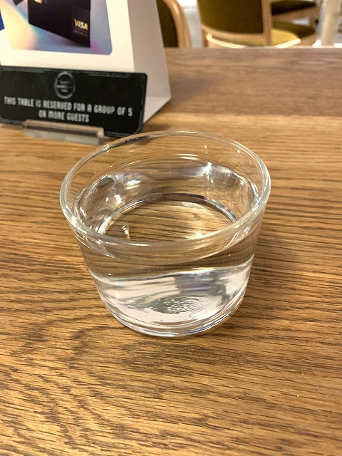 無料の水でよかった